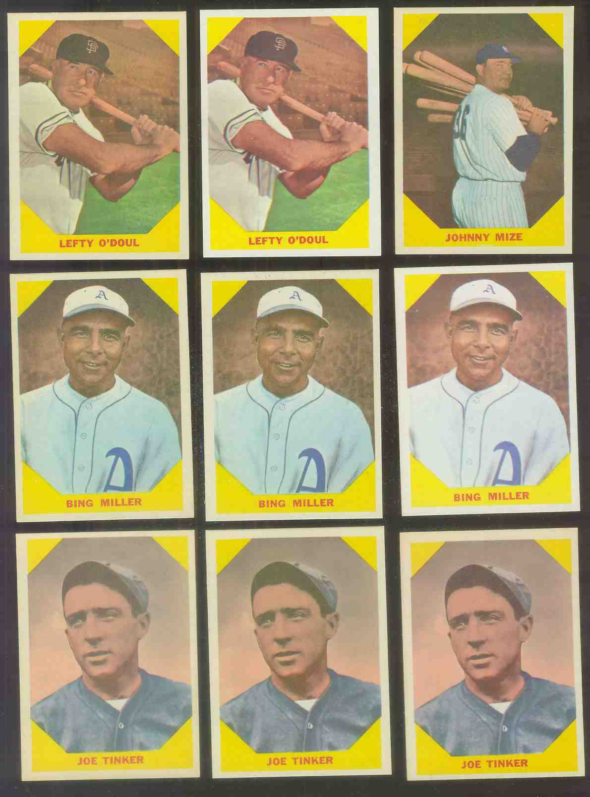 1960 Fleer # 40 Joe Tinker (Cubs) Baseball cards value