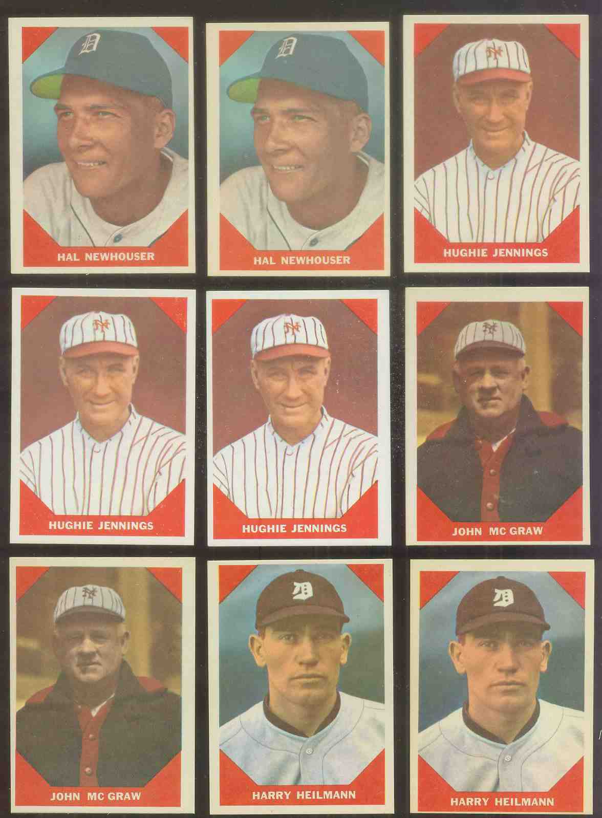 1960 Fleer # 65 Harry Heilmann (Tigers) Baseball cards value