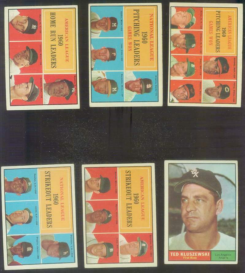 1961 Topps #.49 N.L. Strikeout Leaders [#x] (Don Drysdale/Sandy Koufax) Baseball cards value