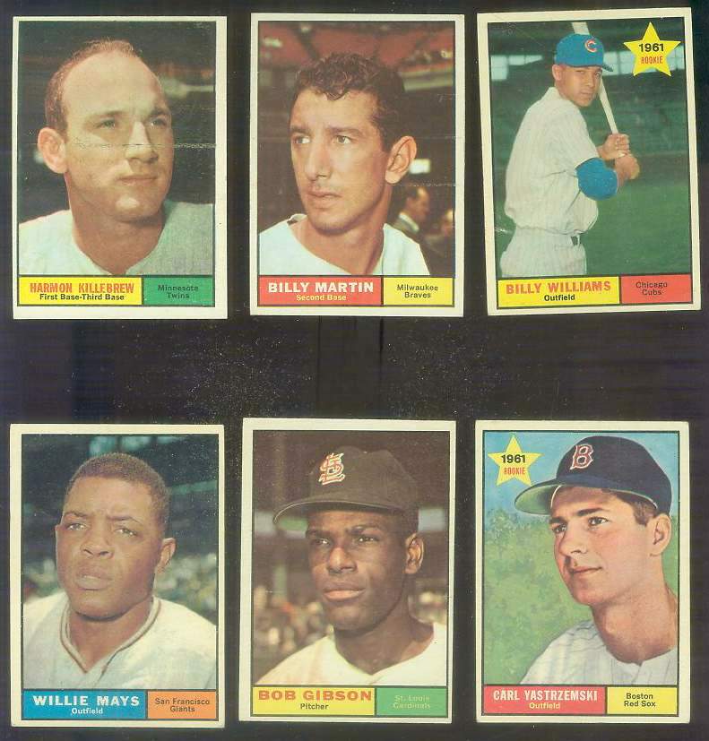 1961 Topps #211 Bob Gibson [#x] (Cardinals) Baseball cards value