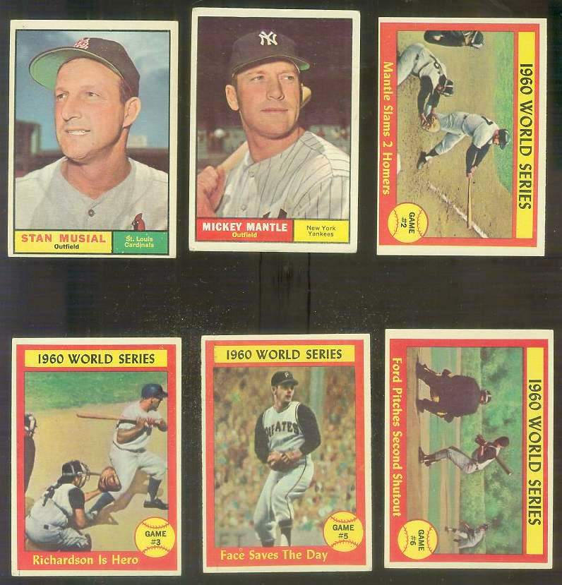 1961 Topps #300 Mickey Mantle [#x] (Yankees) Baseball cards value
