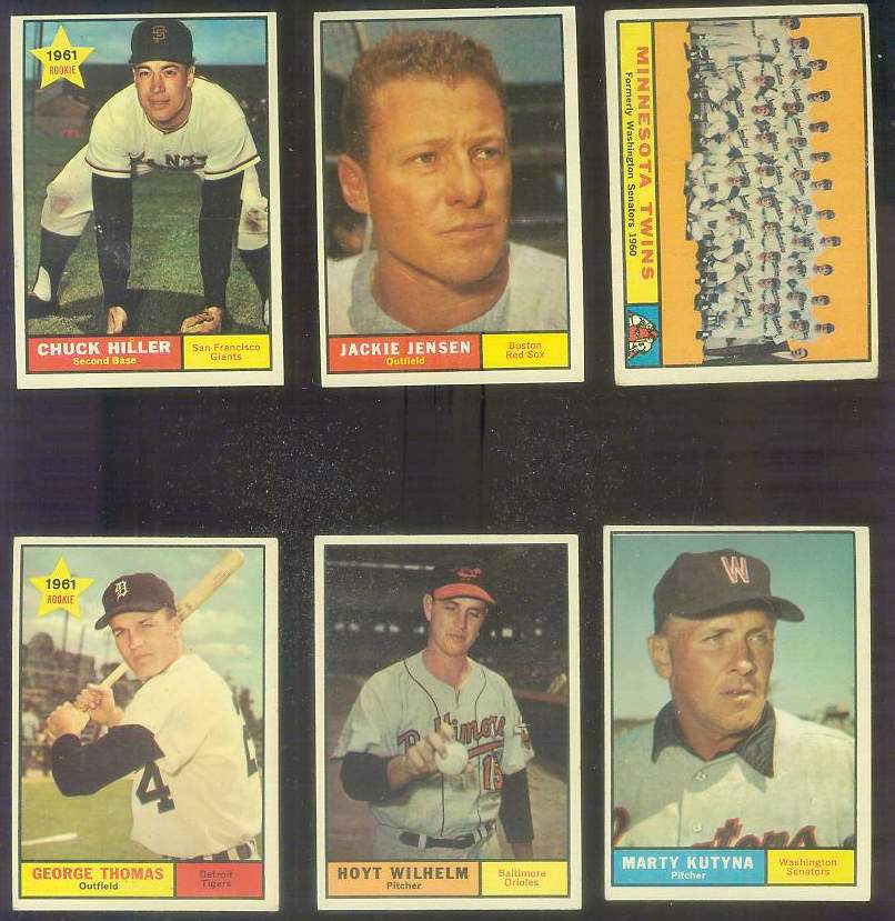 1961 Topps #540 Jackie Jensen SCARCE HIGH #.[#x] Baseball cards value