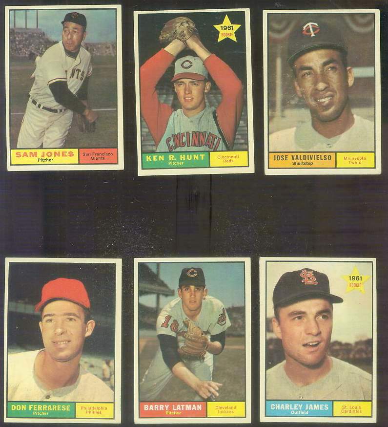1961 Topps #556 Ken R. Hunt SCARCE HIGH # (Reds) Baseball cards value