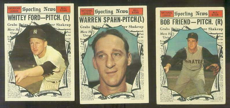 1961 Topps #586 Whitey Ford All-Star SCARCE HIGH # (Yankees) Baseball cards value