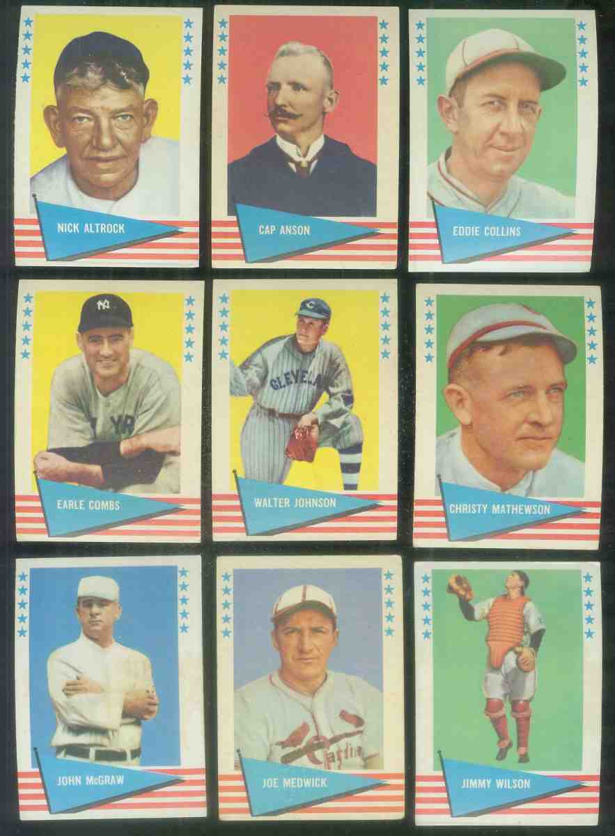1961 Fleer #.59 Christy Mathewson [#x] (New York Giants) Baseball cards value