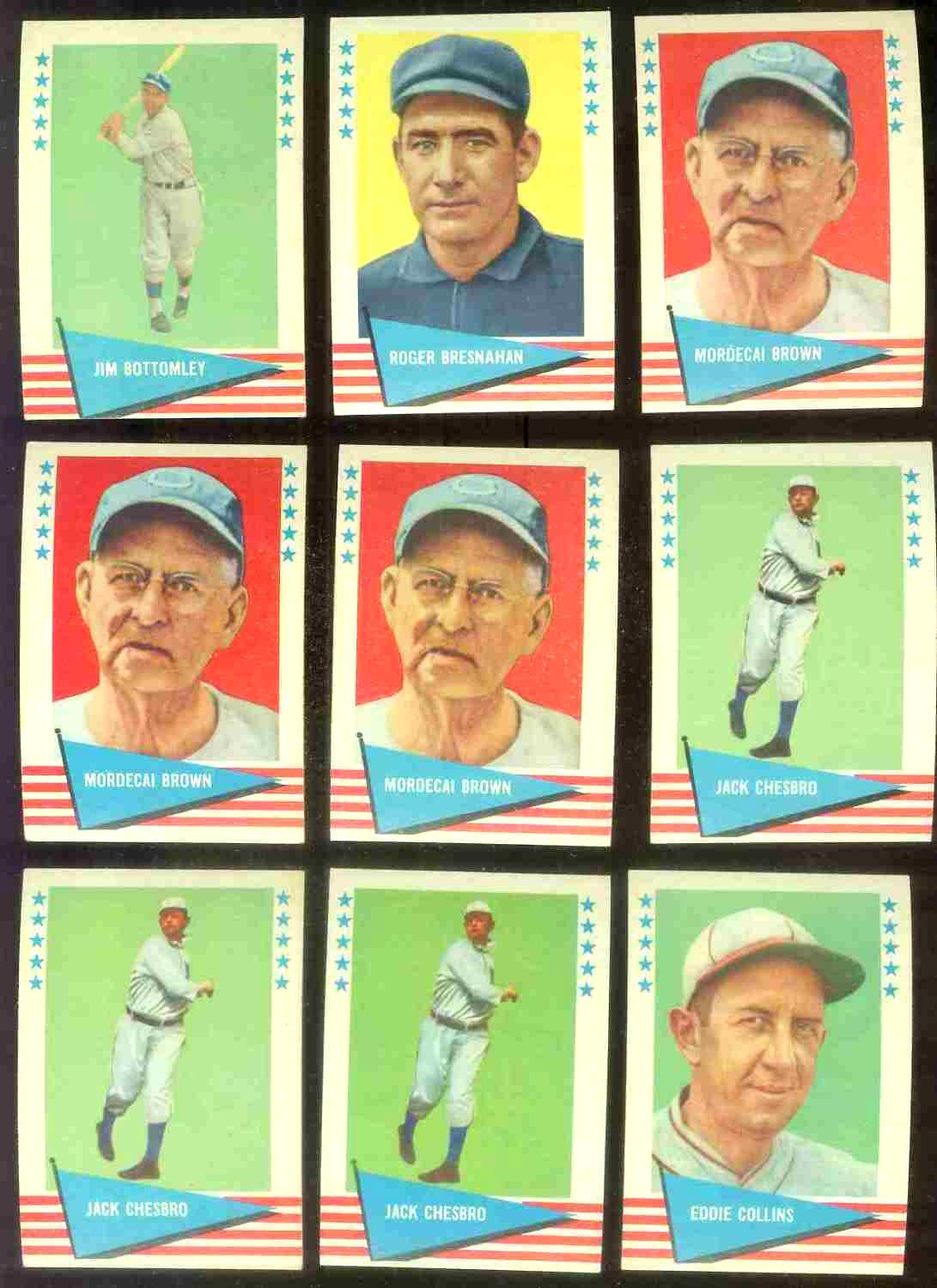 1961 Fleer # 16 Eddie Collins Baseball cards value