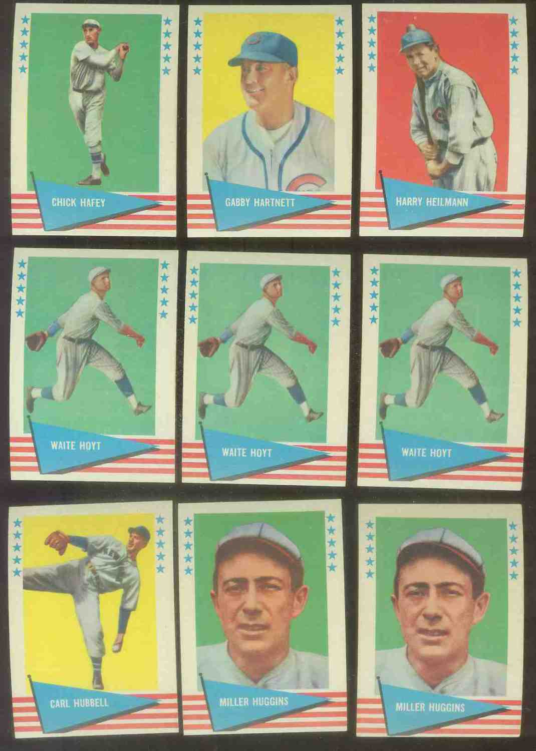 1961 Fleer # 44 Waite Hoyt Baseball cards value