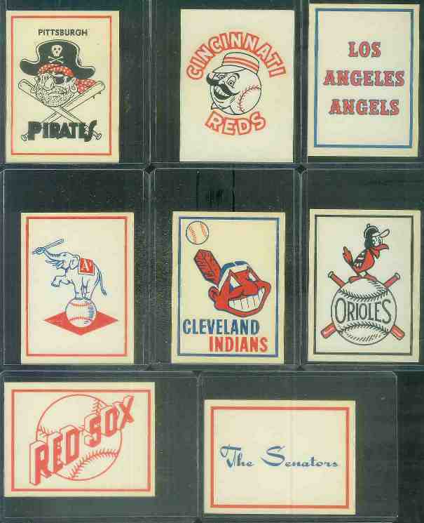 1961 Fleer Team Logo Decals - Los Angeles Angels Baseball cards value