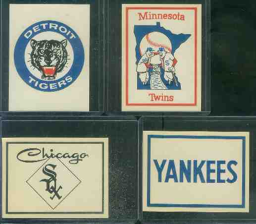 1960 Fleer Team Logo Decals - Chicago White Sox Baseball cards value