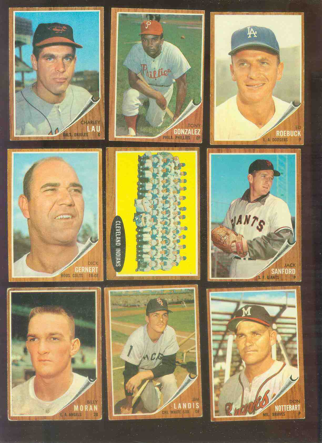 1962 Topps #537 Indians TEAM card [#x] HIGH #.. Baseball cards value