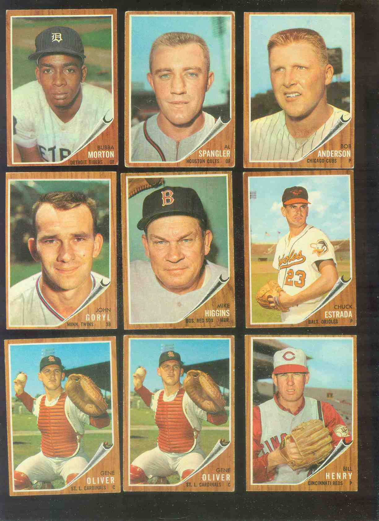 1962 Topps #559 Mike Higgins MGR [#c] HIGH #.(Red Sox) Baseball cards value