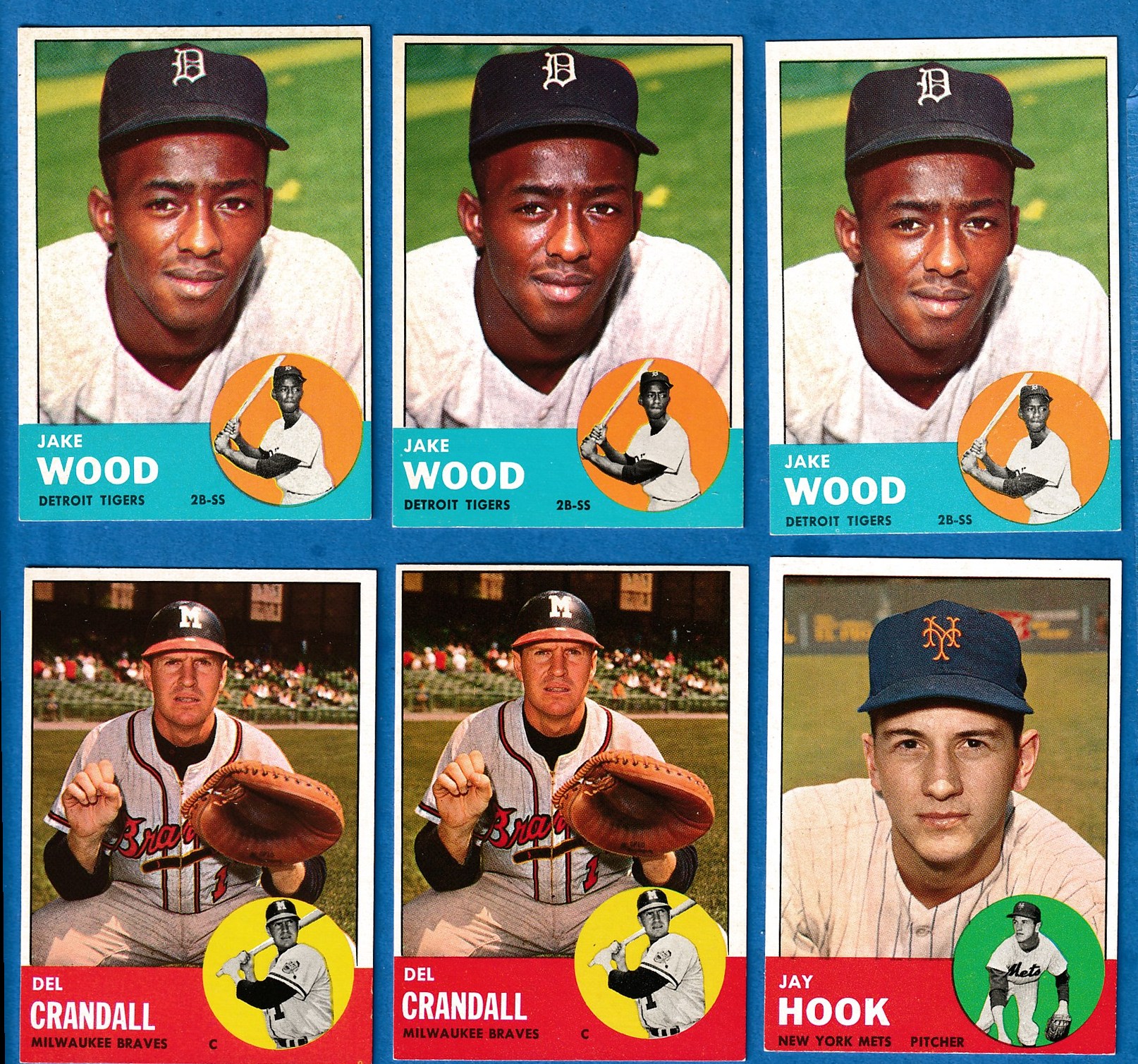 1963 Topps #460 Del Crandall SCARCEST MID SERIES (Braves) Baseball cards value