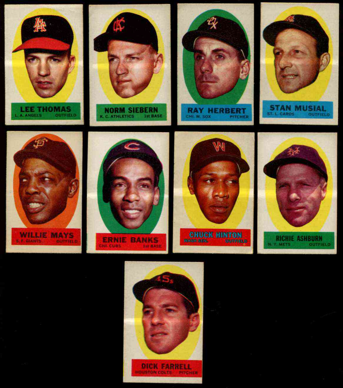 1963 Topps Peel-Offs 'Instructions-Back' - Willie Mays (Giants) Baseball cards value