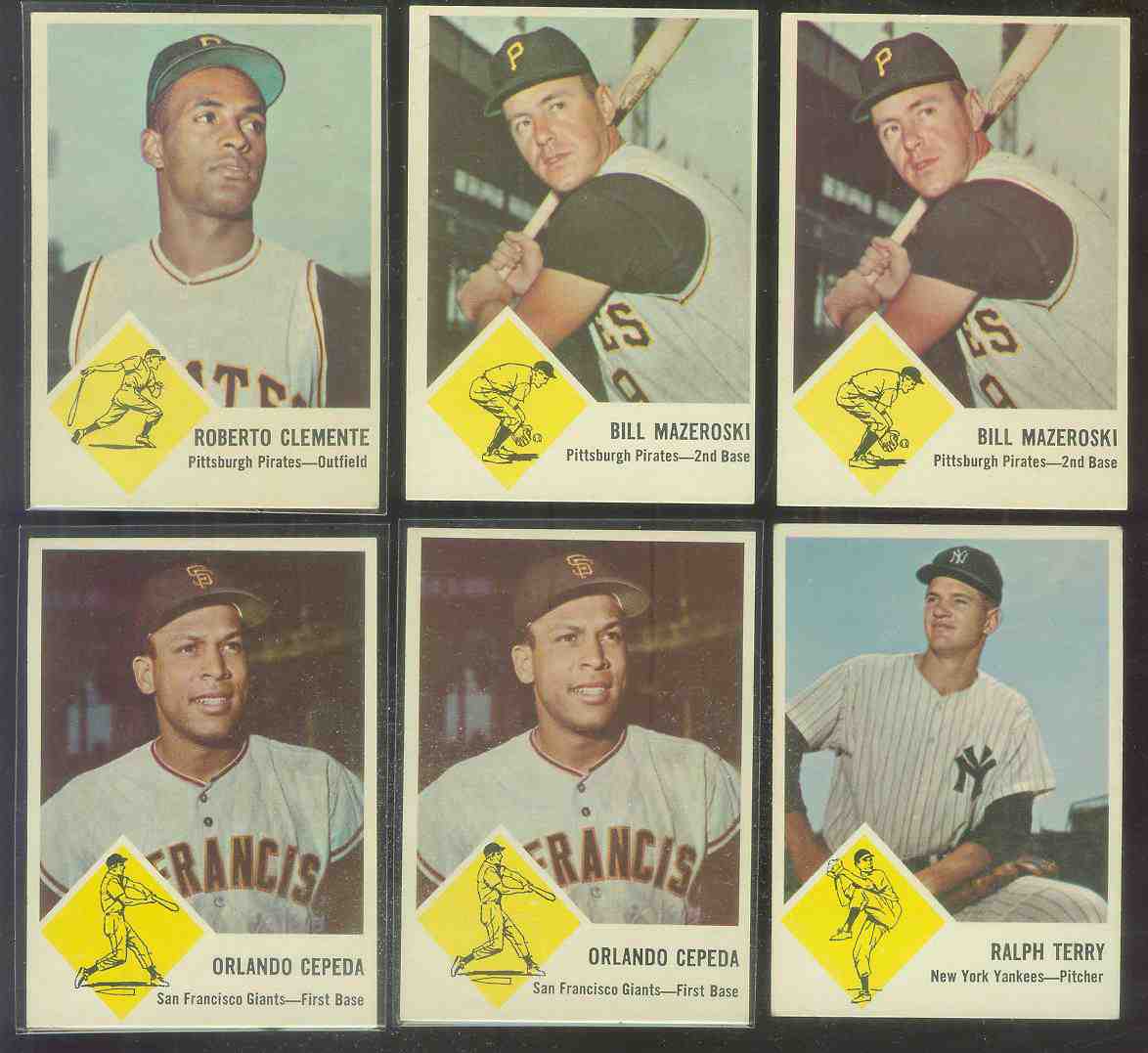 1963 Fleer #59 Bill Mazeroski (Pirates) Baseball cards value