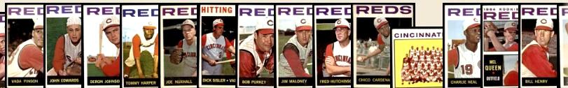 1964 Topps  - REDS Near Team Set/Lot (24/27) Baseball cards value
