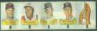  1966 Topps RUB-OFFS - UNCUT STRIP of 5 Rub-Offs with FRANK ROBINSON !!!