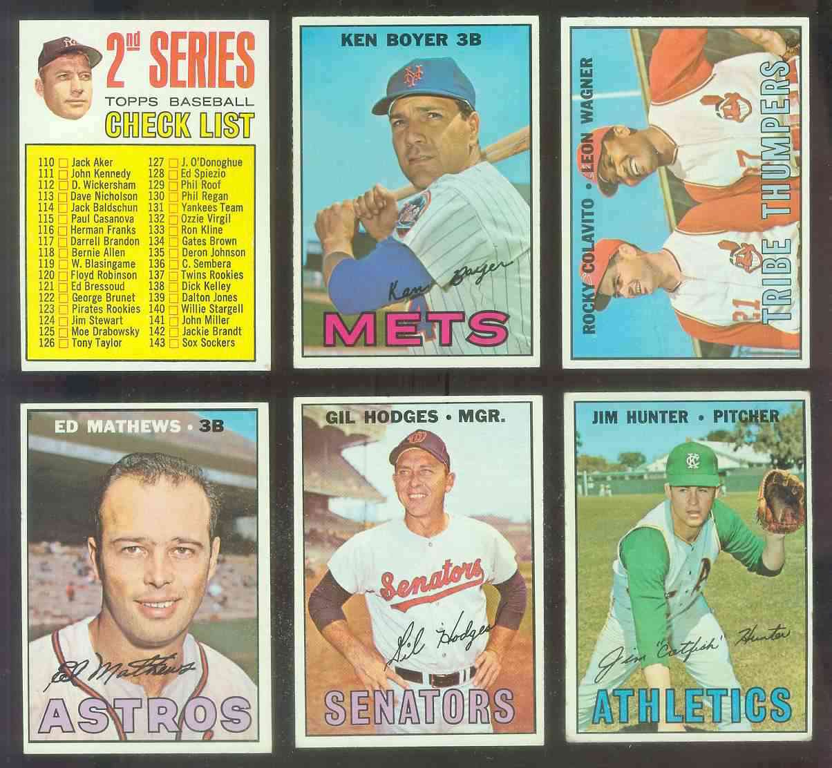 1967 Topps #454A 6th Series Checklist [#b] (Juan Marichal,no left ear) Baseball cards value