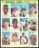  1969 MLBPA Stamps - COMPLETE SHEET of (12) with MAYS, CLEMENTE ..