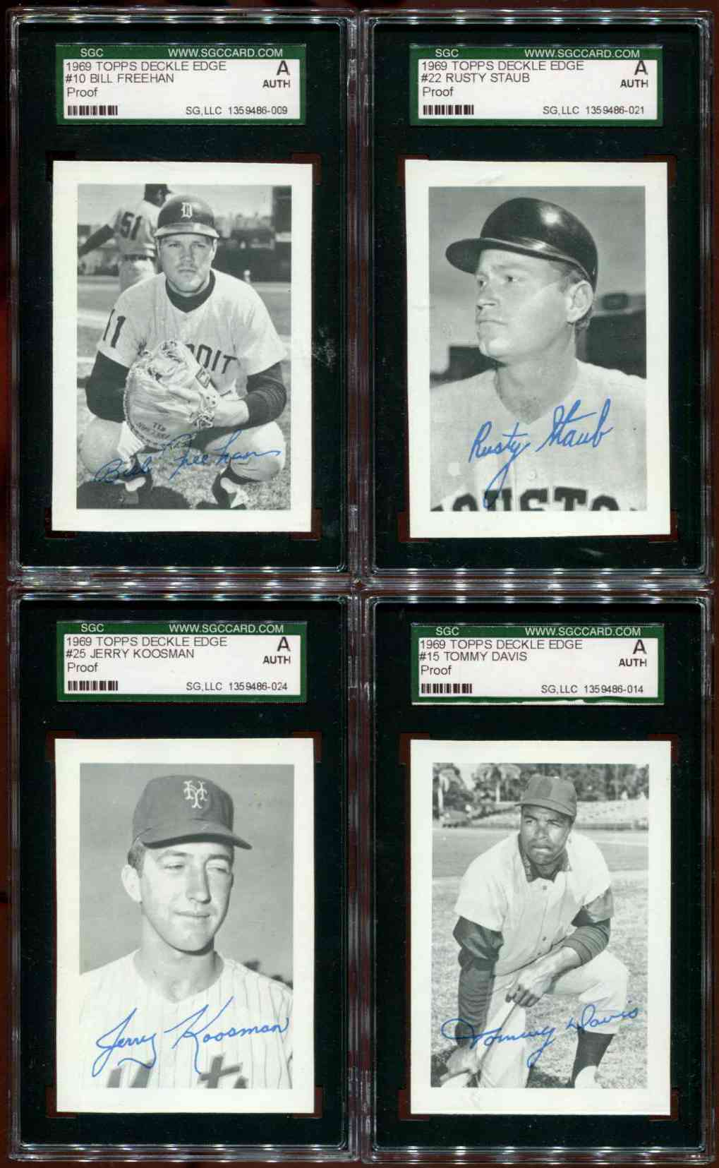 1969 Topps DECKLE EDGE  PROOF #25 Jerry Koosman (Mets) Baseball cards value