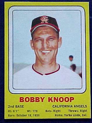 1969 Transogram #17 Bobby Knoop (Angels) Baseball cards value