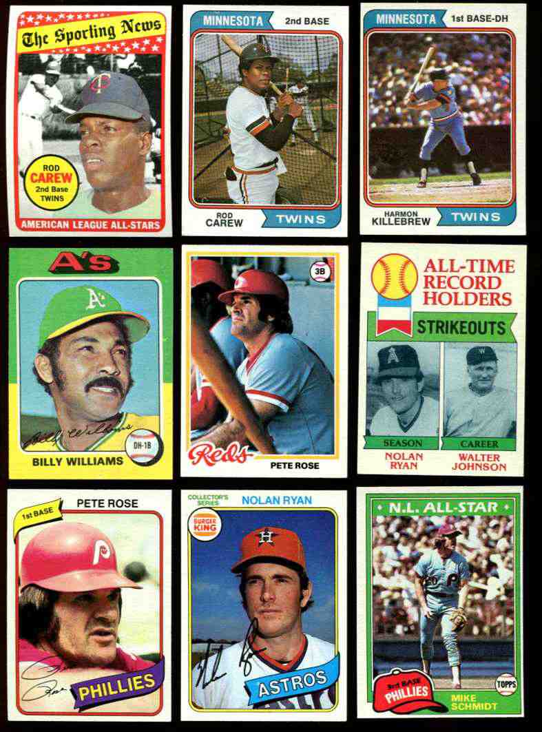  1969-1981 Collection of Hall-of-Famers & Superstars !!! (9 cards) Baseball cards value