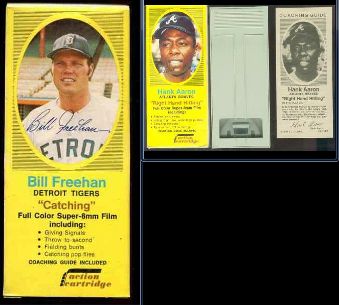 1970 Action Cartridge - Bill Freehan COMPLETE BOX, FILM CARTRIDGE & Guide Baseball cards value