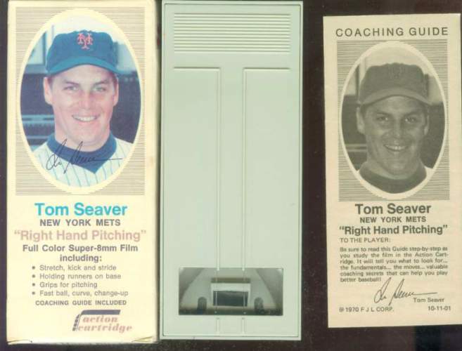 1970 Action Cartridge - Tom Seaver COMPLETE BOX, FILM CARTRIDGE & Guide Baseball cards value
