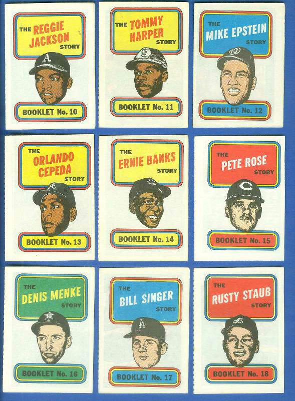 1970 Topps Comic Booklets #10 Reggie Jackson (A's) Baseball cards value