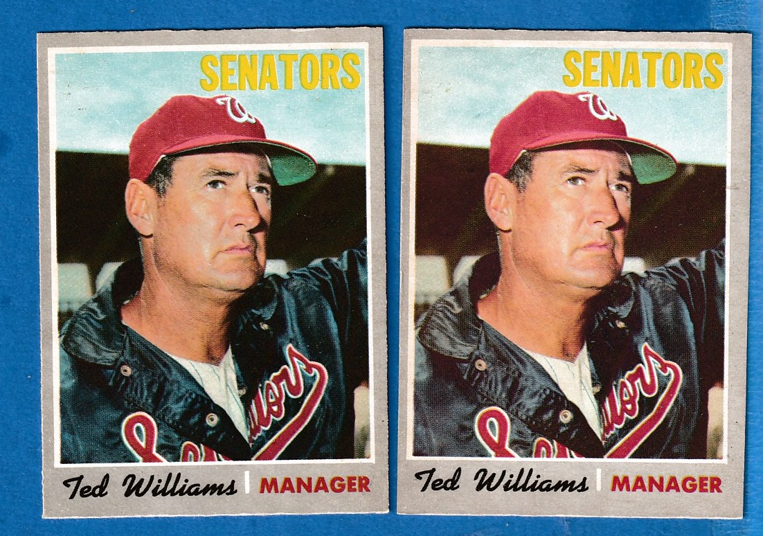 1970 O-Pee-Chee/OPC #211 Ted Williams (Senators) Baseball cards value