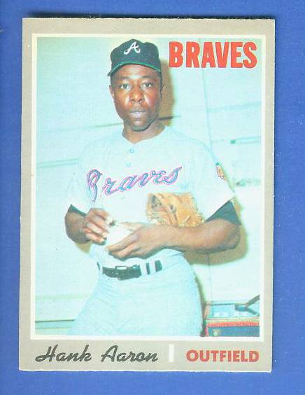 1970 O-Pee-Chee/OPC #500 Hank Aaron (Braves) Baseball cards value