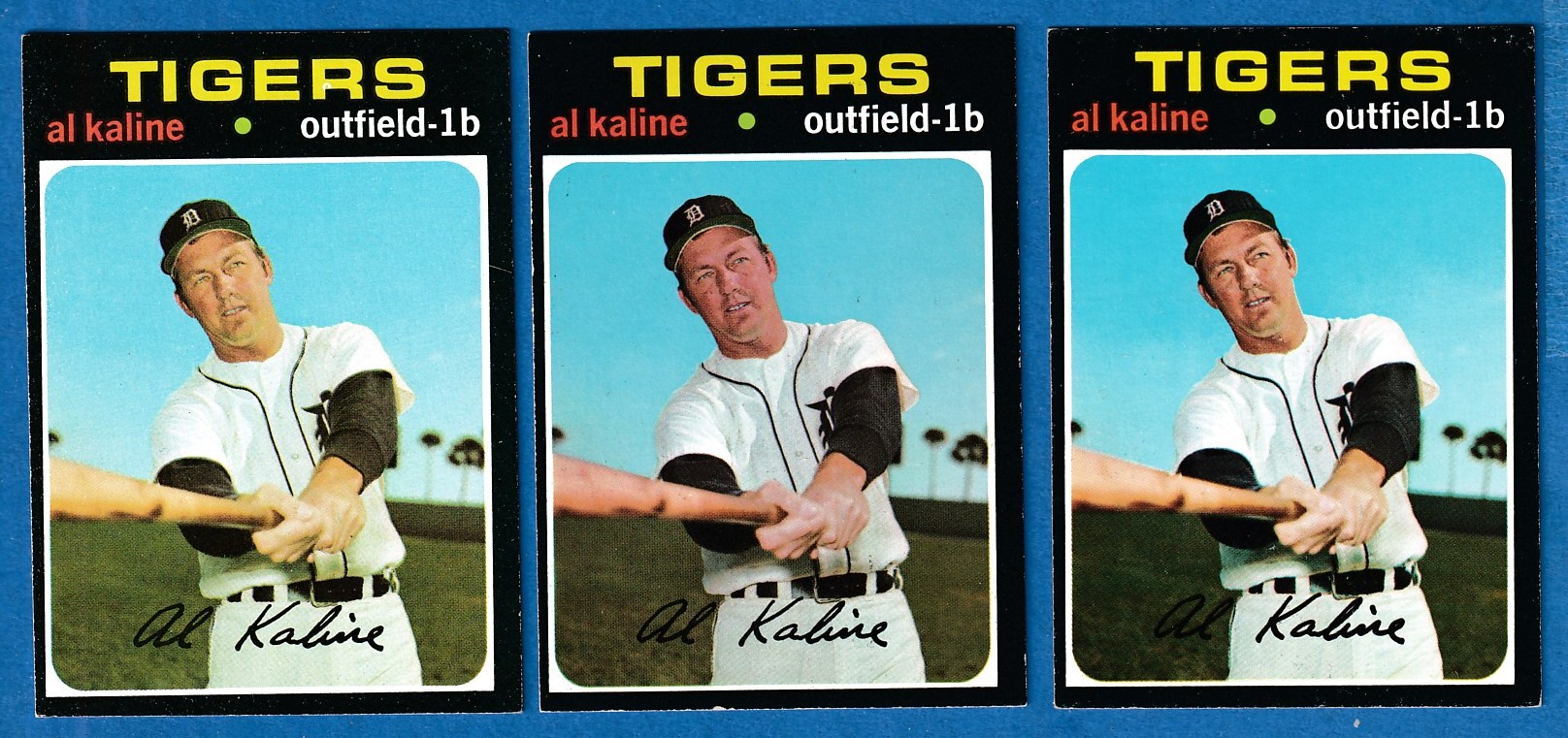 1971 Topps #180 Al Kaline (Tigers) Baseball cards value