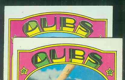 1972 Topps #117 Cleo James ROOKIE SCARCE 'Green Cubs' variation (Cubs) Baseball cards value