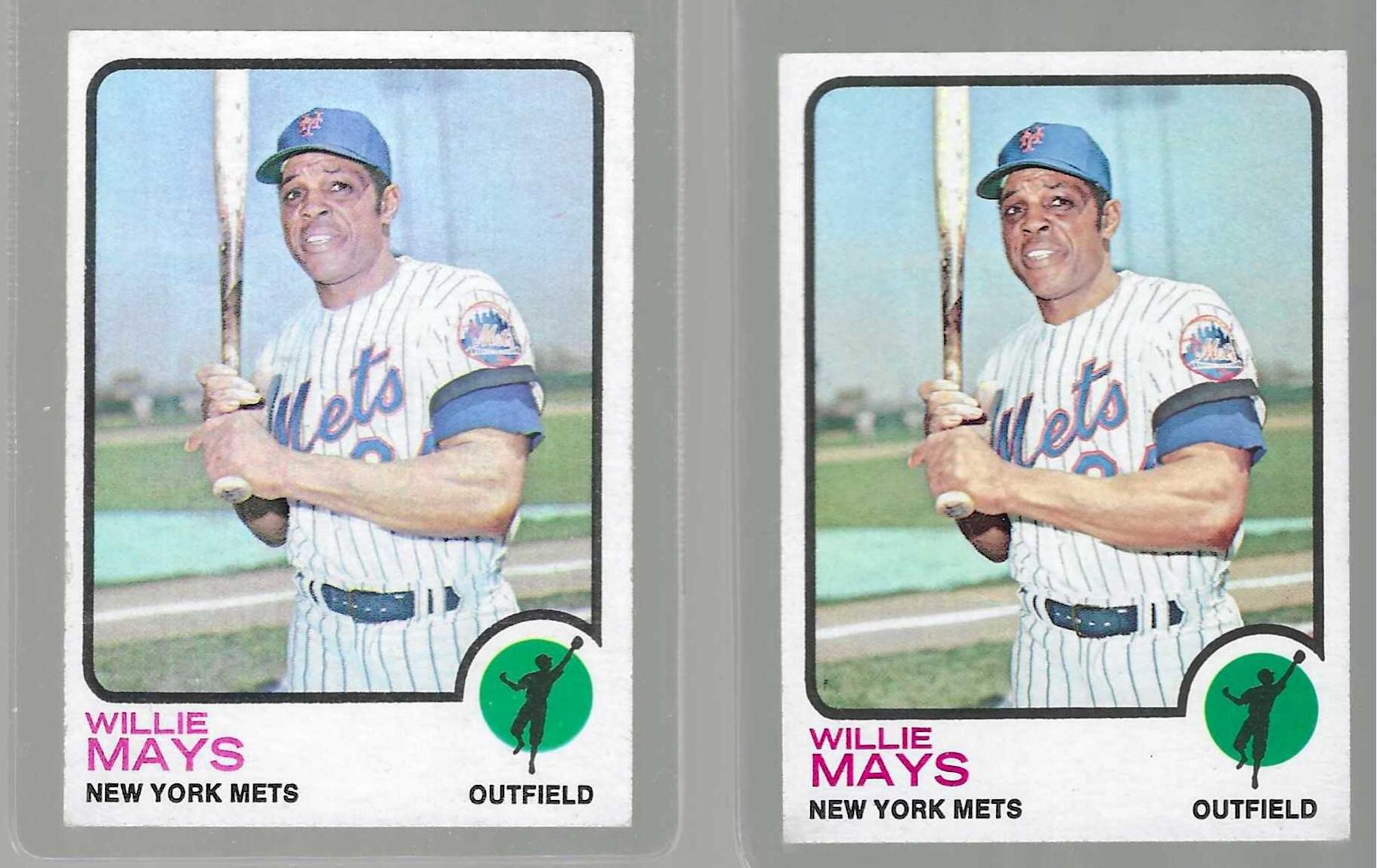 1973 Topps #305 Willie Mays (Mets) Baseball cards value