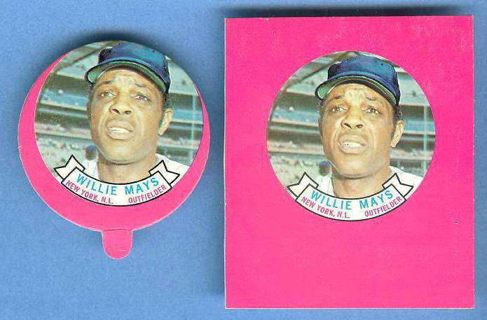 1973 Topps Candy Lid PROOF - WILLIE MAYS (Giants) Baseball cards value