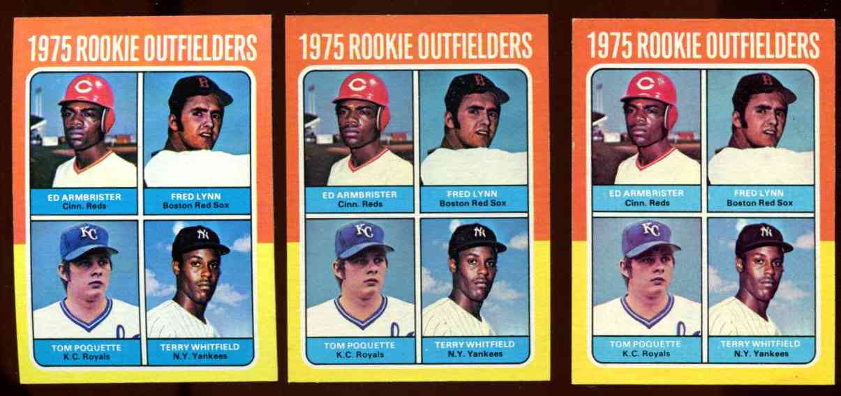 1975 Topps #622 Fred Lynn ROOKIE (Red Sox) Baseball cards value