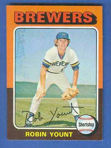 1975 Topps MINI #223 Robin Yount ROOKIE [#a] (Brewers) Baseball cards value