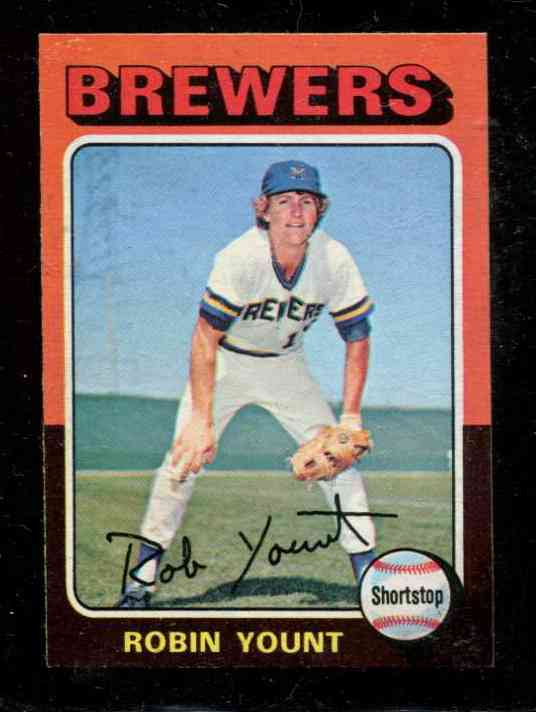 1975 Topps MINI #223 Robin Yount ROOKIE [#c] (Brewers) Baseball cards value
