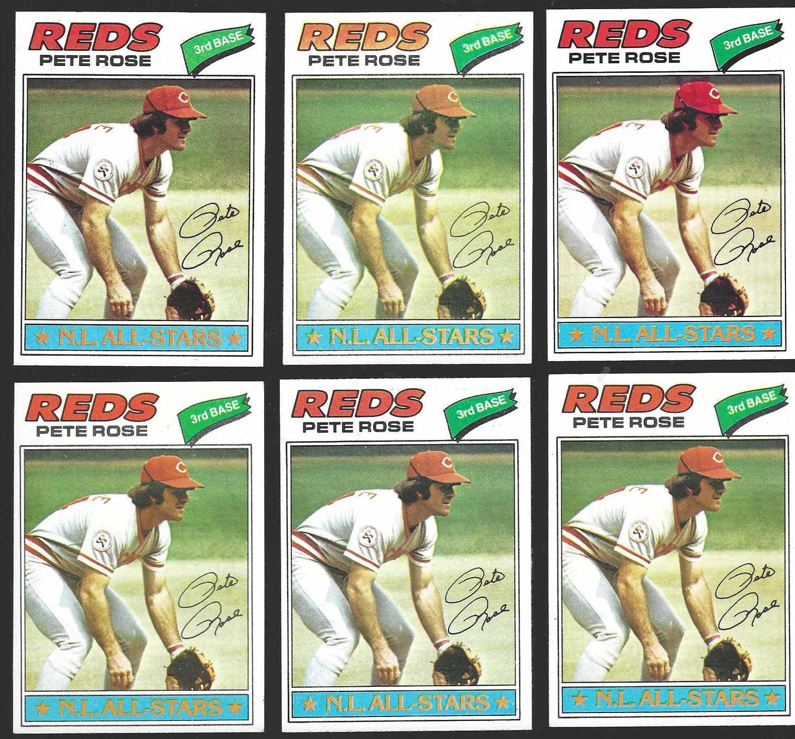 1977 Topps #450 Pete Rose (Reds) Baseball cards value