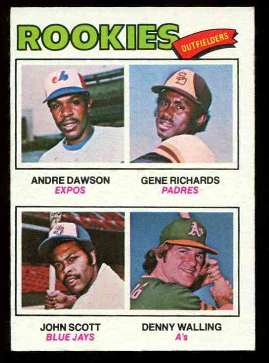 1977 Topps #473 Andre Dawson ROOKIE (Expos) Baseball cards value
