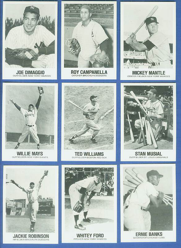 1977-84 Galasso Glossy Greats #  7 Mickey Mantle (TCMA) Baseball cards value