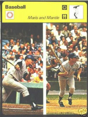 1977-79 Sportscaster #.07-16 Mickey Mantle/Roger Maris (Yankees) Baseball cards value