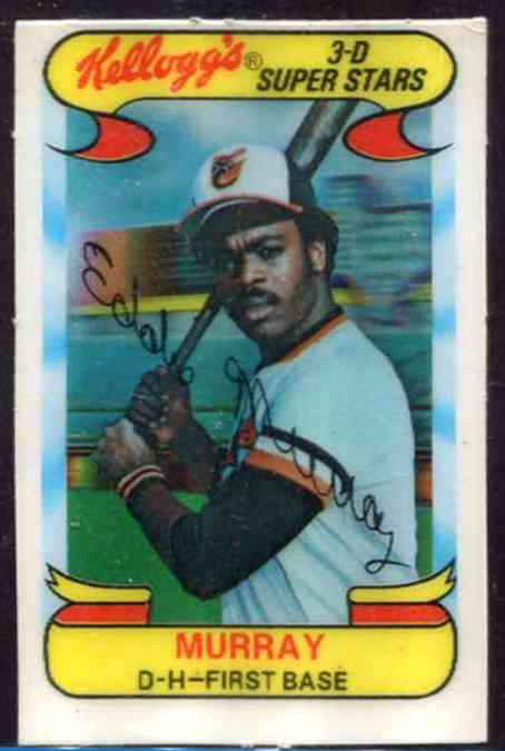 1978 Kellogg's #25 Eddie Murray ROOKIE (Orioles) Baseball cards value