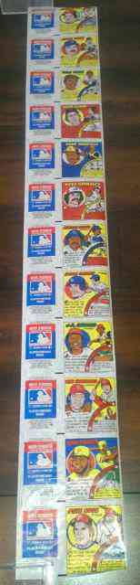   1979 Topps Comics - #1-#11 COMPLETE UNCUT STRIP with AD PANELS !!! Baseball cards value