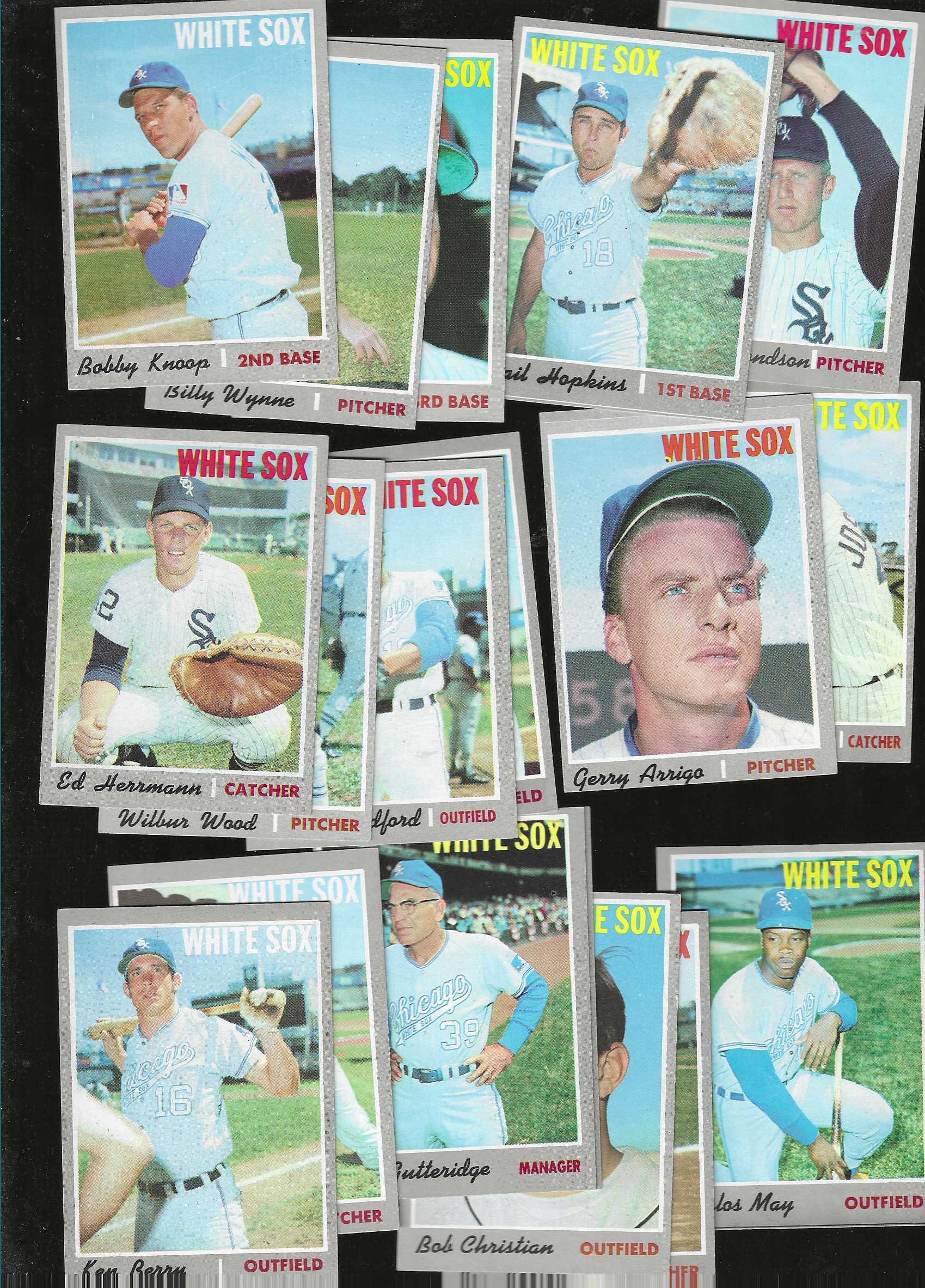 1970 Topps - White Sox - Starter Team Set/Lot (18) Baseball cards value