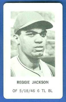1970 Milton Bradley - Reggie Jackson Baseball cards value