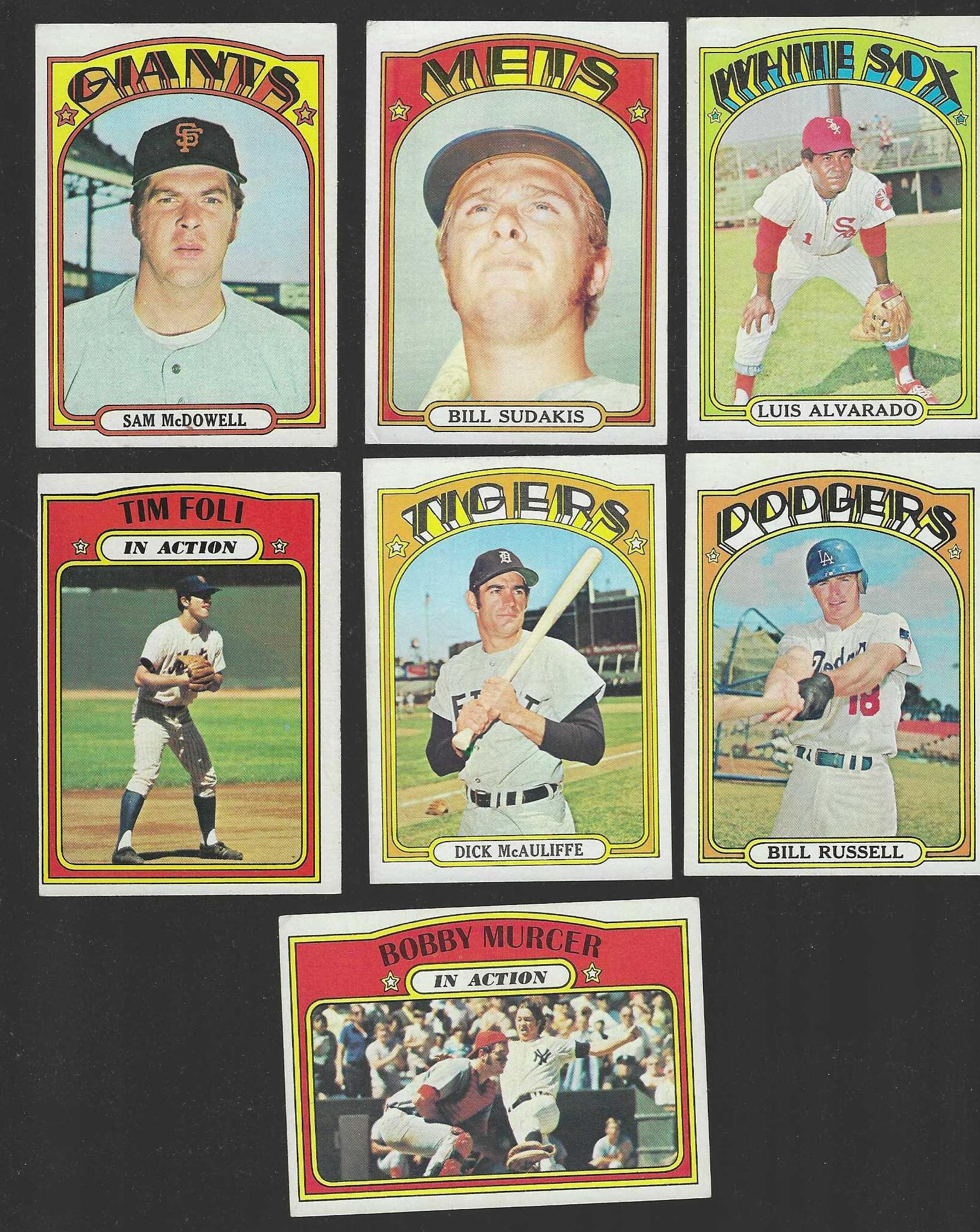 1972 Topps #720 Sam McDowell SCARCE HIGH # (Giants) Baseball cards value