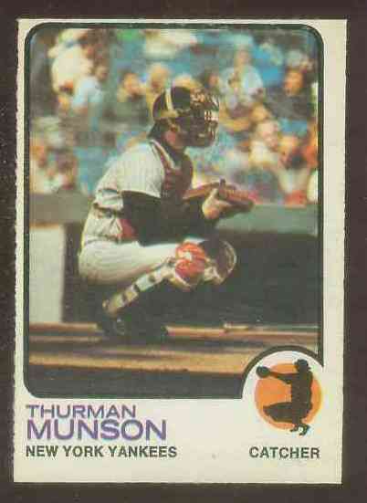 1973 O-Pee-Chee/OPC #142 Thurman Munson [#a] (Yankees) Baseball cards value