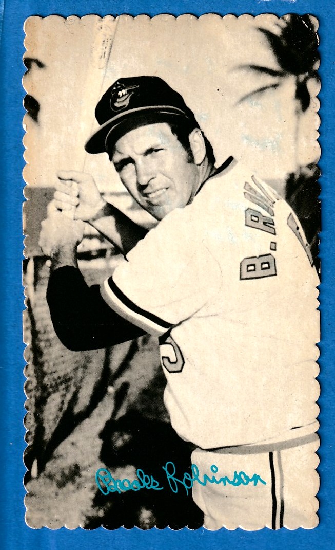 1974 Topps DECKLE EDGE #25 Brooks Robinson [WB] (Orioles) Baseball cards value