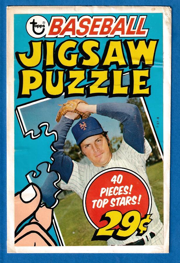 1974 Topps PUZZLE  WRAPPER - Pictures Tom Seaver (Mets) Baseball cards value