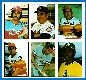 1975 SSPC - Uncut 6-Card SAMPLE/PROMO Panel w/YOGI BERRA (Mets)